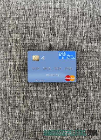 Vanuatu Alpen Baruch Bank Limited Mastercard Photolook Frente exemplo real